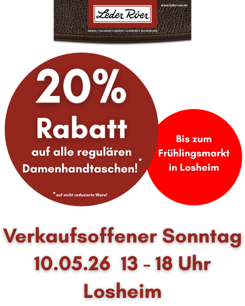 Verkaufsoffener Sonntag mit Frühlingsmarkt in Losheim