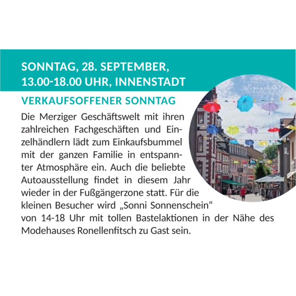 Verkaufsoffener Sonntag in Merzig